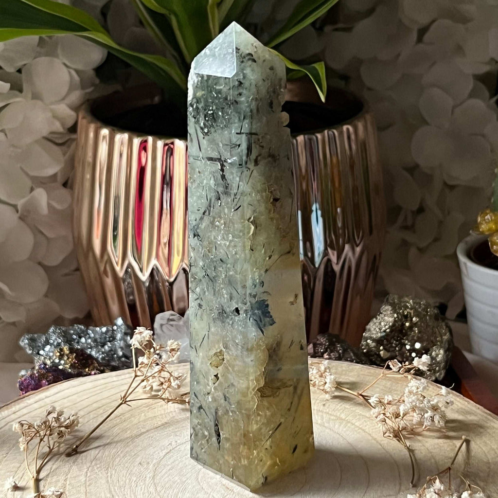 Prehnite Obelisk Crystals