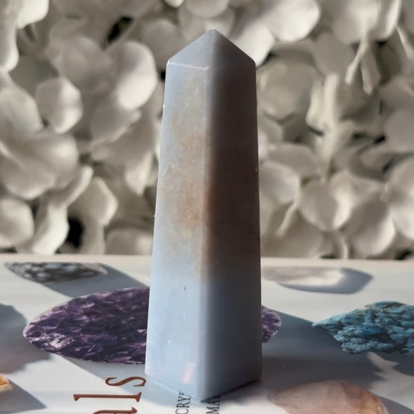 Angelite Obelisk - Angelic Connection & Harmony