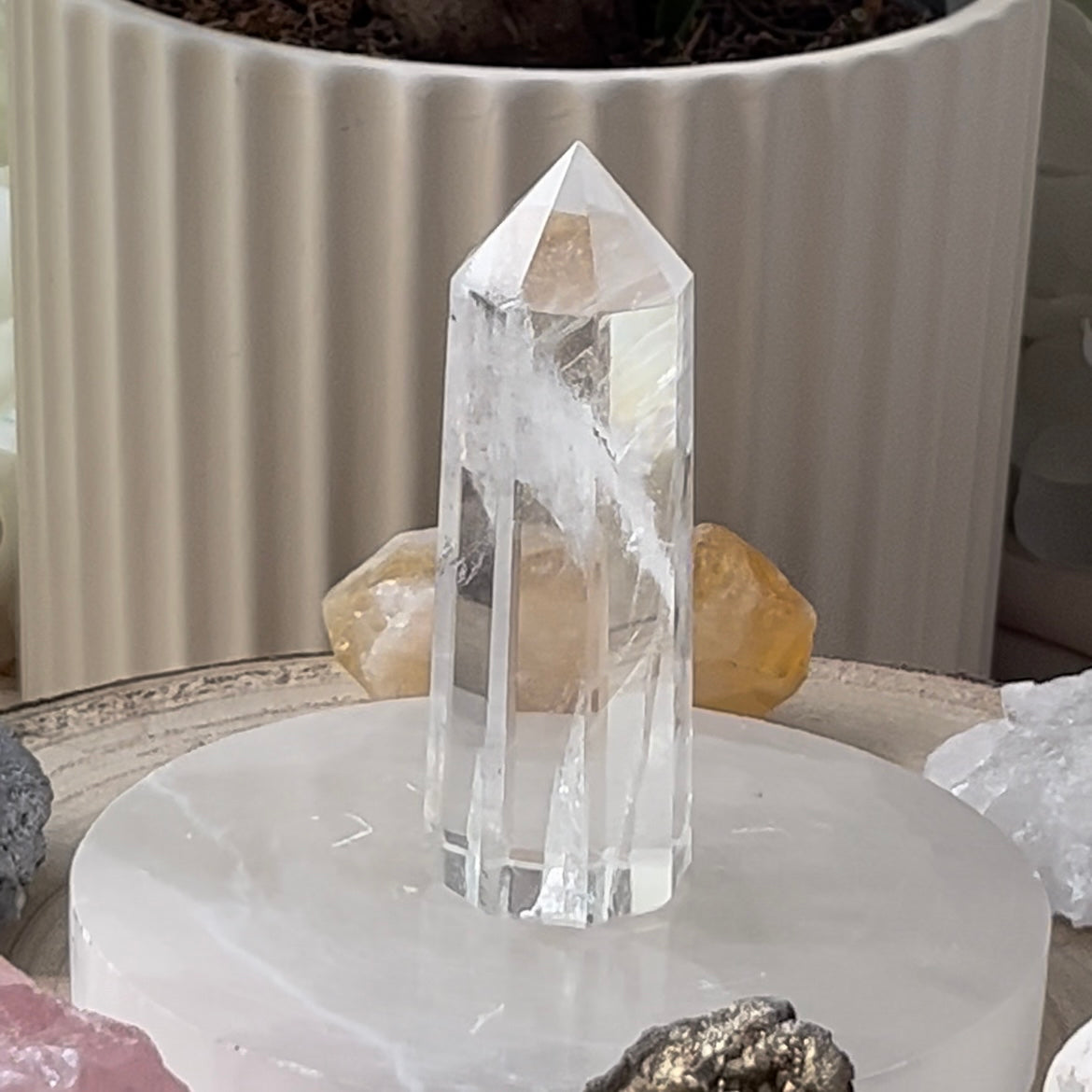Himalayan Quartz Tower - Chakra Alignment & Energetic Cleansing **Rare** 5- 7.9cm Crystals