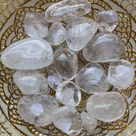 Himalayan Quartz Tumblestones - Chakra Alignment & Energetic Cleansing Crystals