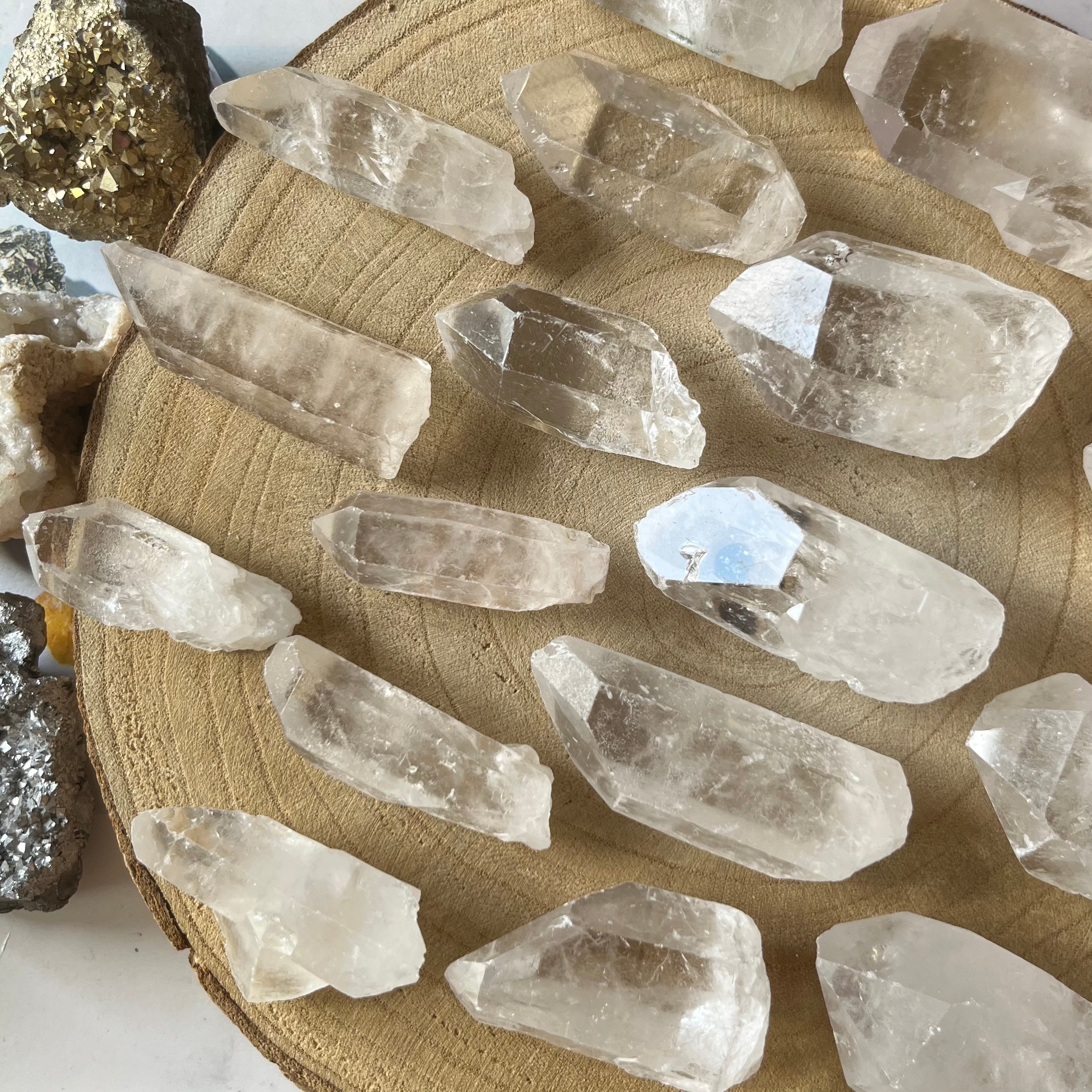 Rock Crystal (Quartz) Rough Points (Mini & Small)- Intuition & Wisdom