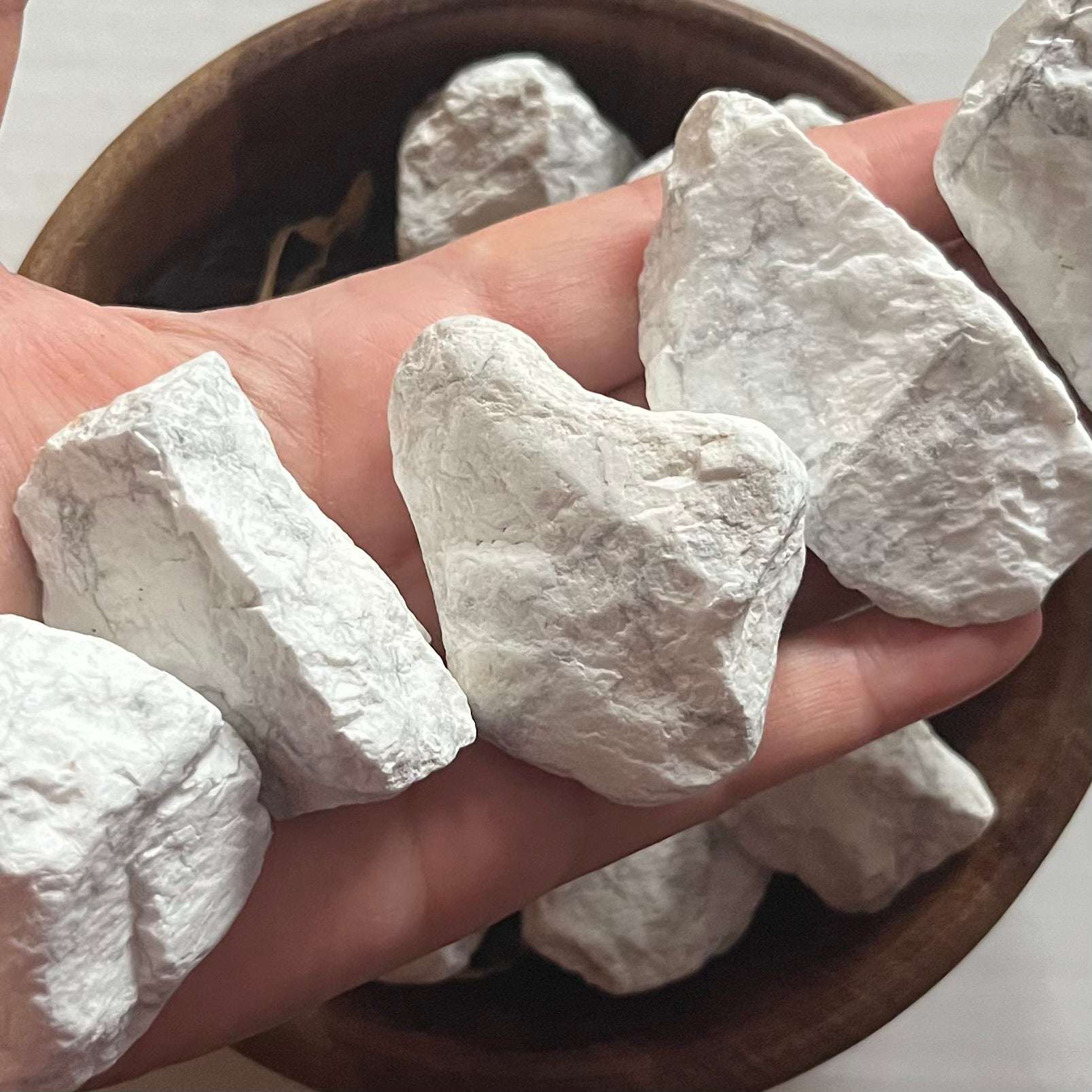 Rough Howlite Chunk - Peace & Harmony 60g- 70g Crystals