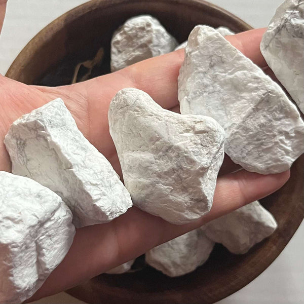 Rough Howlite Chunk - Peace & Harmony 60g- 70g Crystals