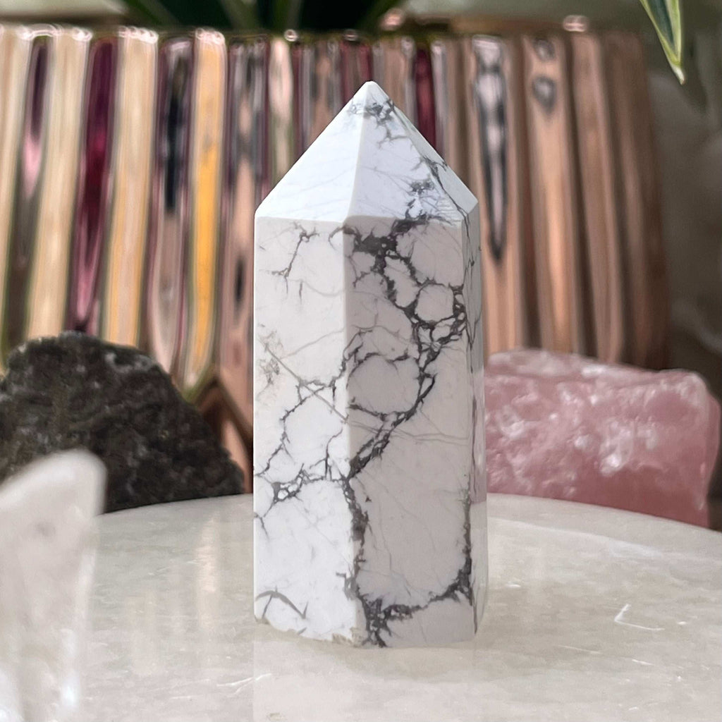 Howlite Point - Peace & Harmony 4- 5.3cm Crystals