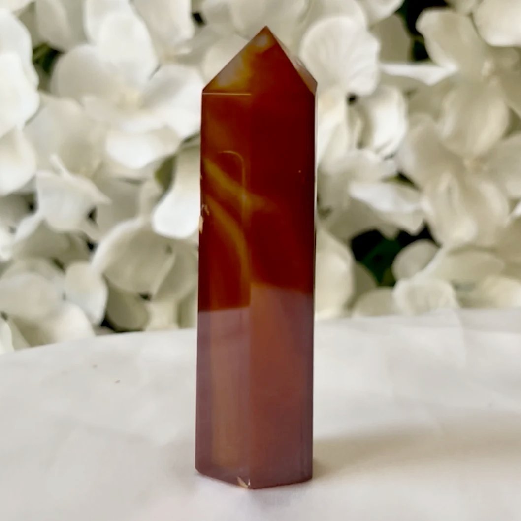 Carnelian Polished Point - Vitality & Courage 3- 7cm x 2cm Crystals