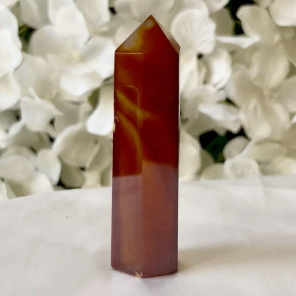 Carnelian Polished Point - Vitality & Courage 3- 7cm x 2cm Crystals
