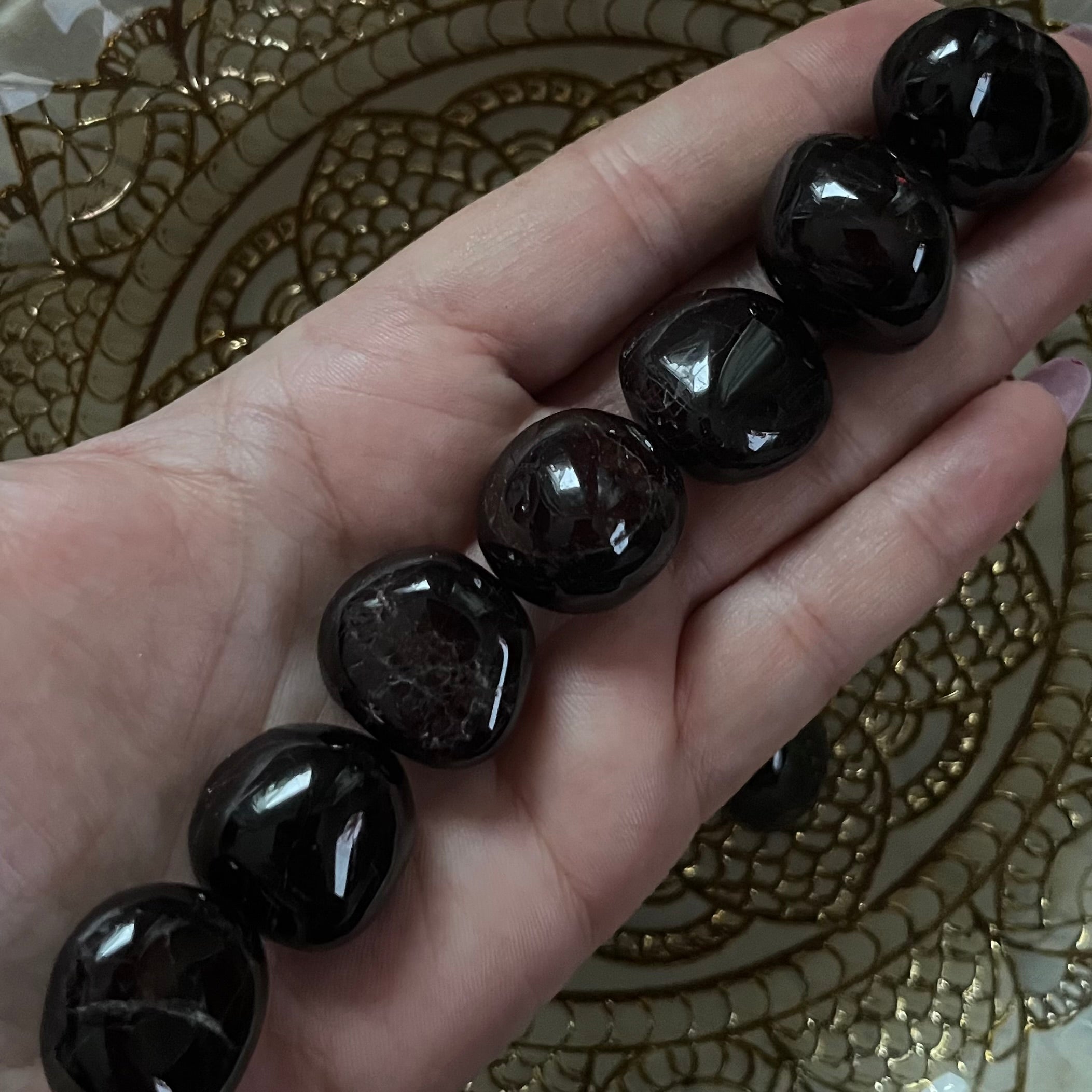Garnet Tumblestones - Vitality & Magnetism Crystals