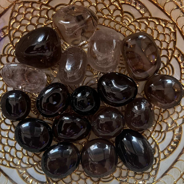 Smoky Quartz Tumblestones (A Grade)- Open Paths & Protection Crystals