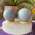 Angelite Sphere - Angelic Connection & Harmony Crystals