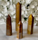 Tiger Eye Point - Courage & Protection Crystals