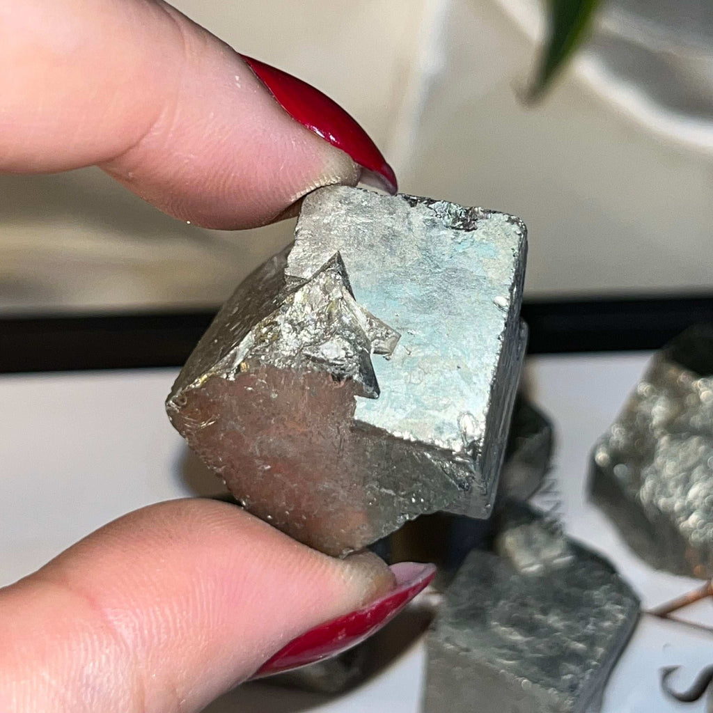 Rough Pyrite Cubes - Success & Prosperity 3. 31g - 40g Crystals