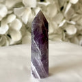 Chevron (Dream/Banded) Amethyst Polished Point - Spiritual Wisdom & Comfort 6.4cm x 1.8cm Crystals
