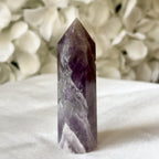 Chevron (Dream/Banded) Amethyst Polished Point - Spiritual Wisdom & Comfort Crystals