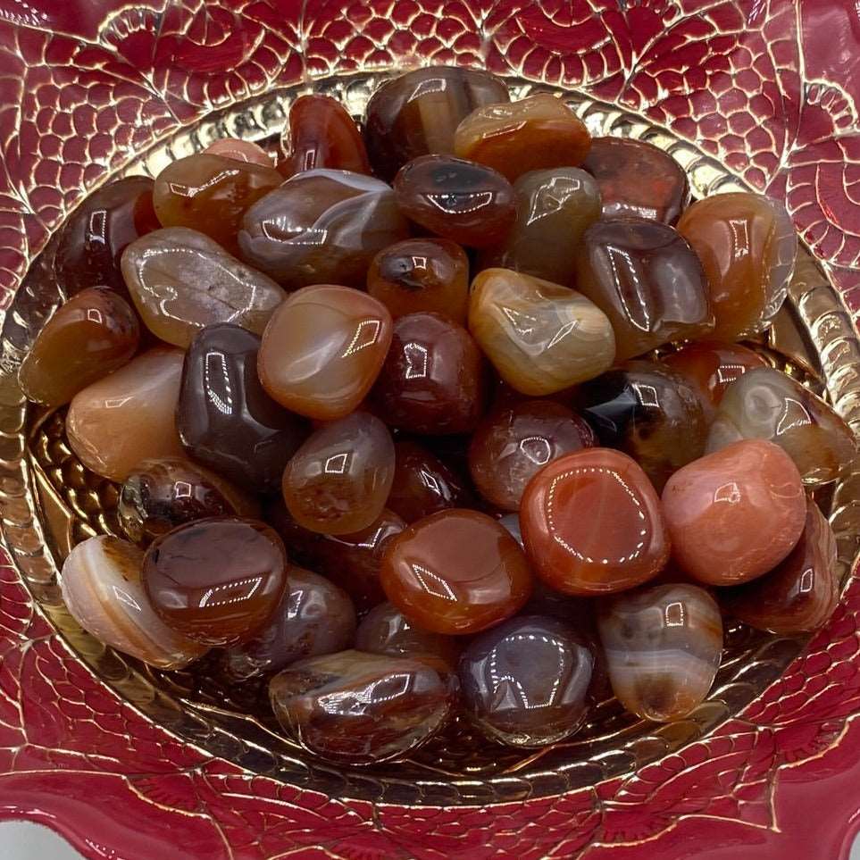 Carnelian Tumblestones - Vitality & Courage Crystals