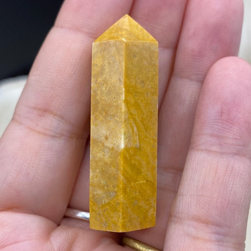 Yellow Aventurine Point Crystals
