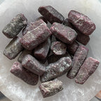 rough ruby crystals 