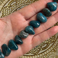 Blue Apatite Tumblestones - Intuition & Enlightenment Extra Small Crystals