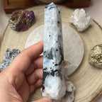 Rainbow Moonstone Obelisk - Feminine Energy Crystals