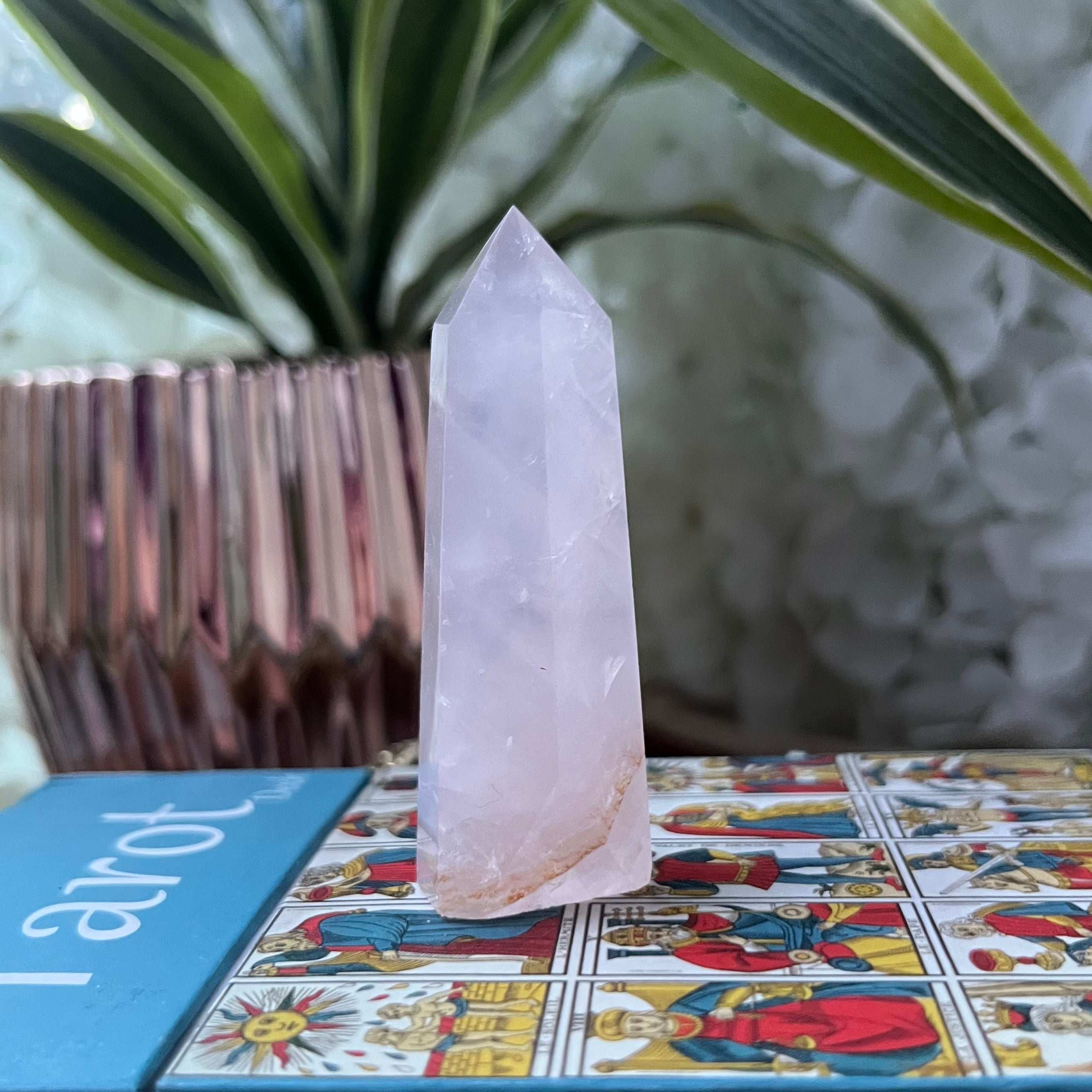 Rose Quartz Point - Universal & Unconditional Love 8- 6.9cm Crystals