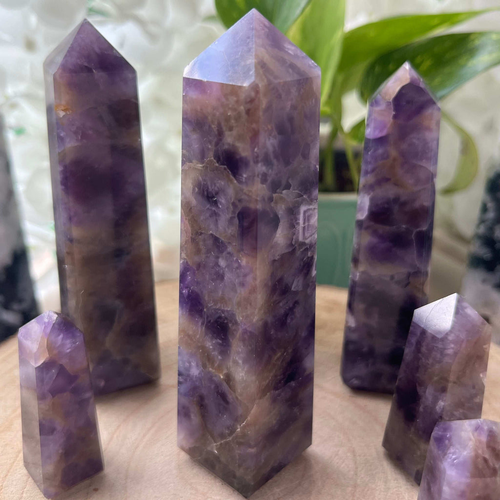 Amethyst Obelisk - Spiritual Wisdom & Comfort Crystals