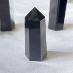 Black Obsidian Polished Point - Protection & Awareness Crystals