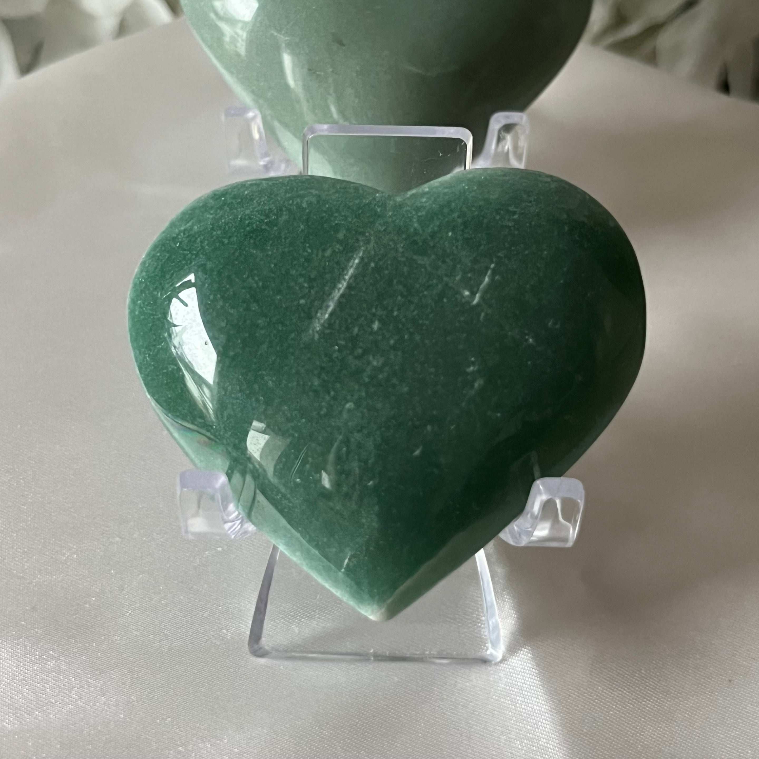 Green Quartz Heart - Vitality & Healing Crystals