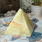 Lemon Calcite Pyramid Crystals