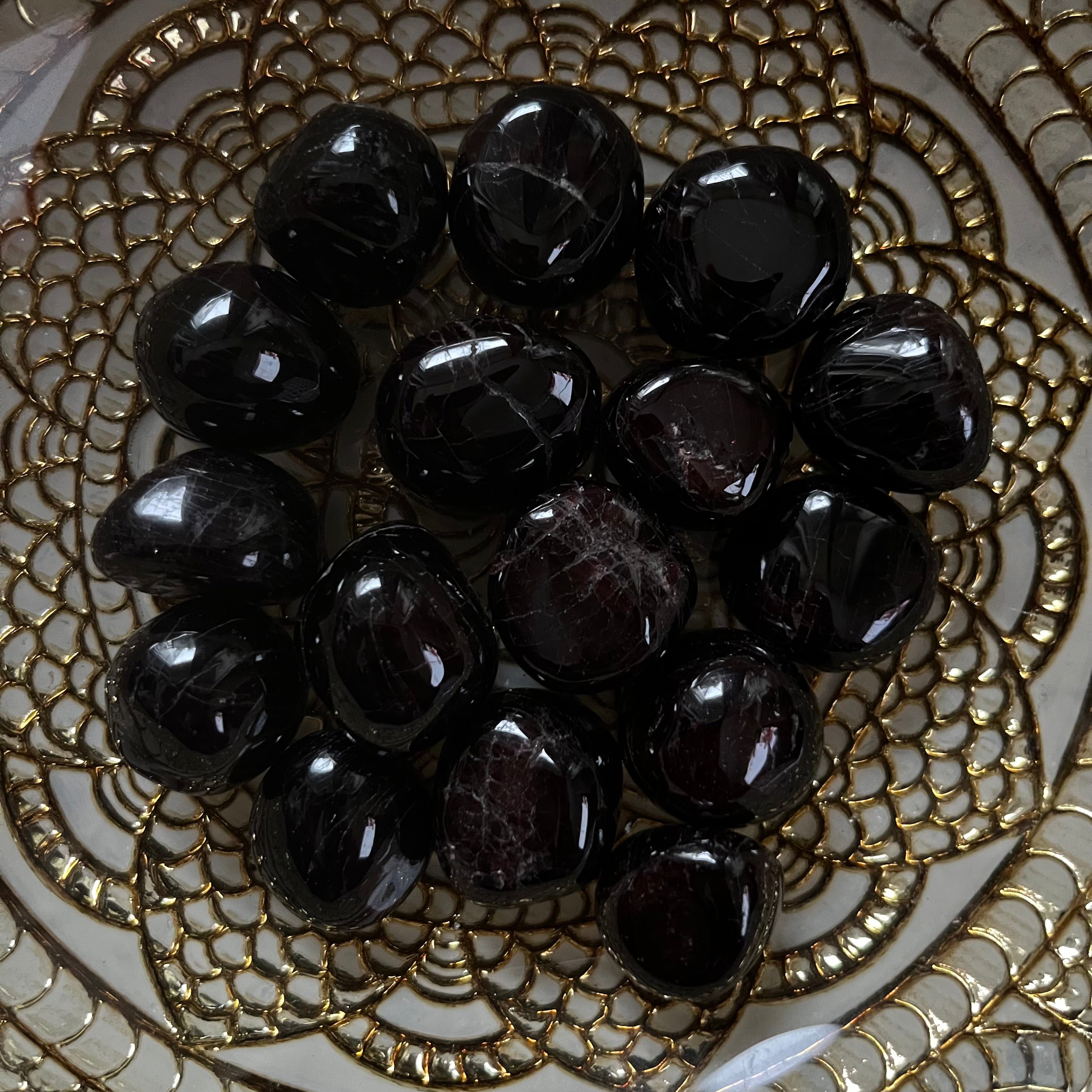 Garnet Tumblestones - Vitality & Magnetism Crystals