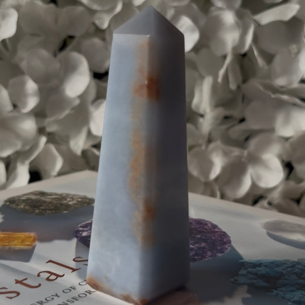 Angelite Obelisk - Angelic Connection & Harmony