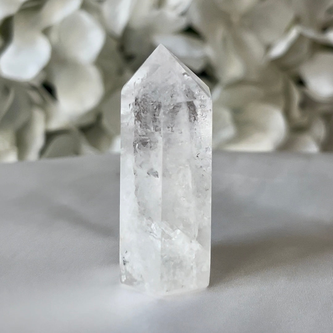 Clear Quartz (Rock Crystal) Polished Point Crystals
