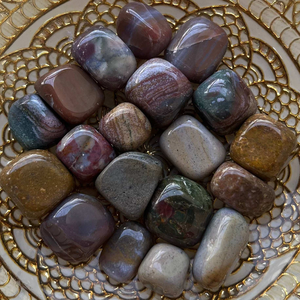 Ocean Jasper Tumblestones Crystals