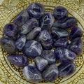 Dark Amethyst Tumblestones - Spirituality & Transmutation (Brazil) Medium Crystals