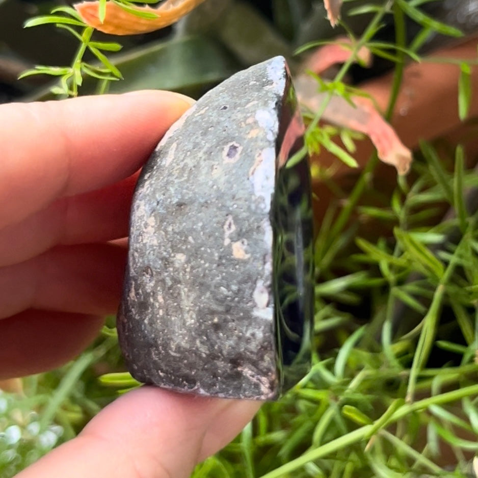 Purple Agate Cut Base Geode - Stability & Courage