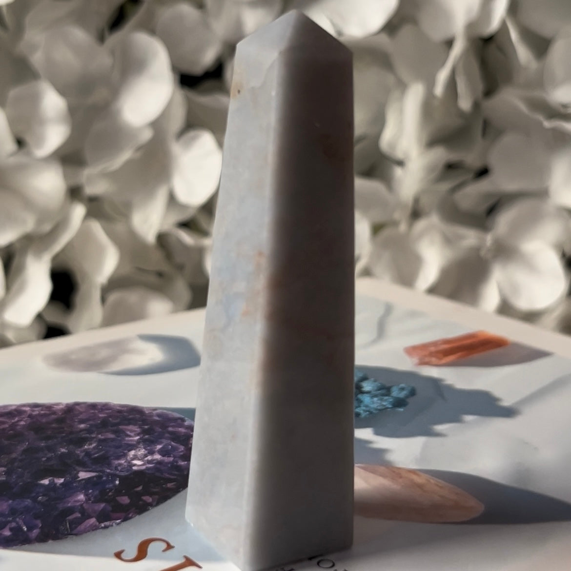Angelite Obelisk - Angelic Connection & Harmony