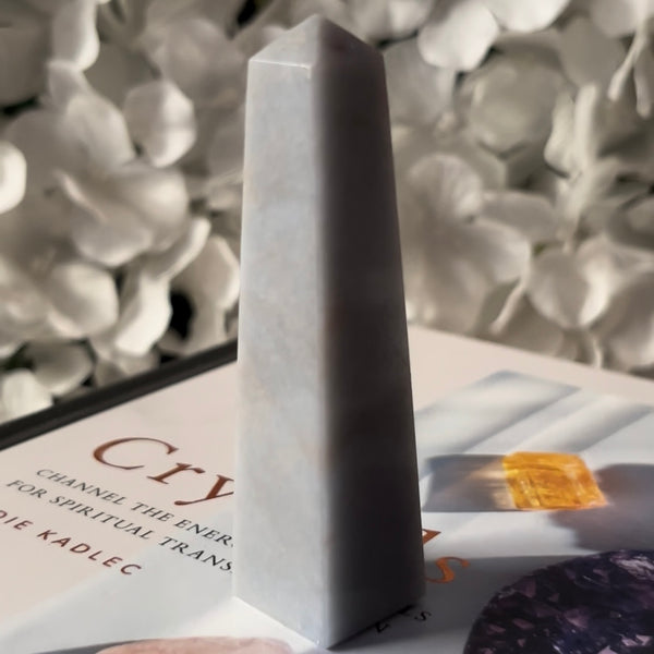 Angelite Obelisk - Angelic Connection & Harmony