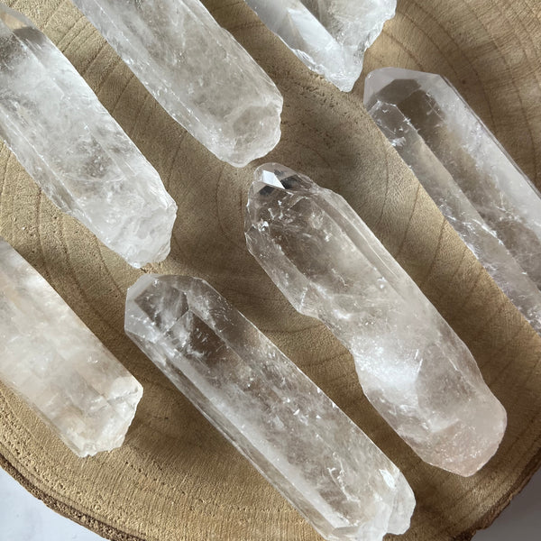 Rock Crystal (Quartz) Rough Points (8cm - 9.5cm)- Intuition & Wisdom