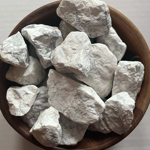 Rough Howlite Chunk - Peace & Harmony Crystals