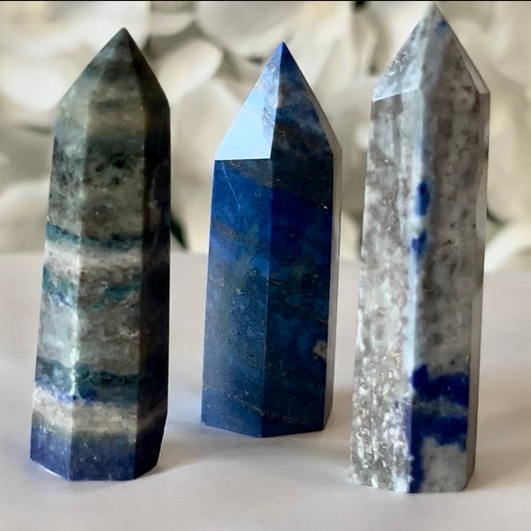 Lapis Lazuli Polished Point - Spiritual Elevation & Wisdom Crystals
