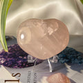 Rose Quartz Heart - Unconditional Love 2- 5.2cm Crystals