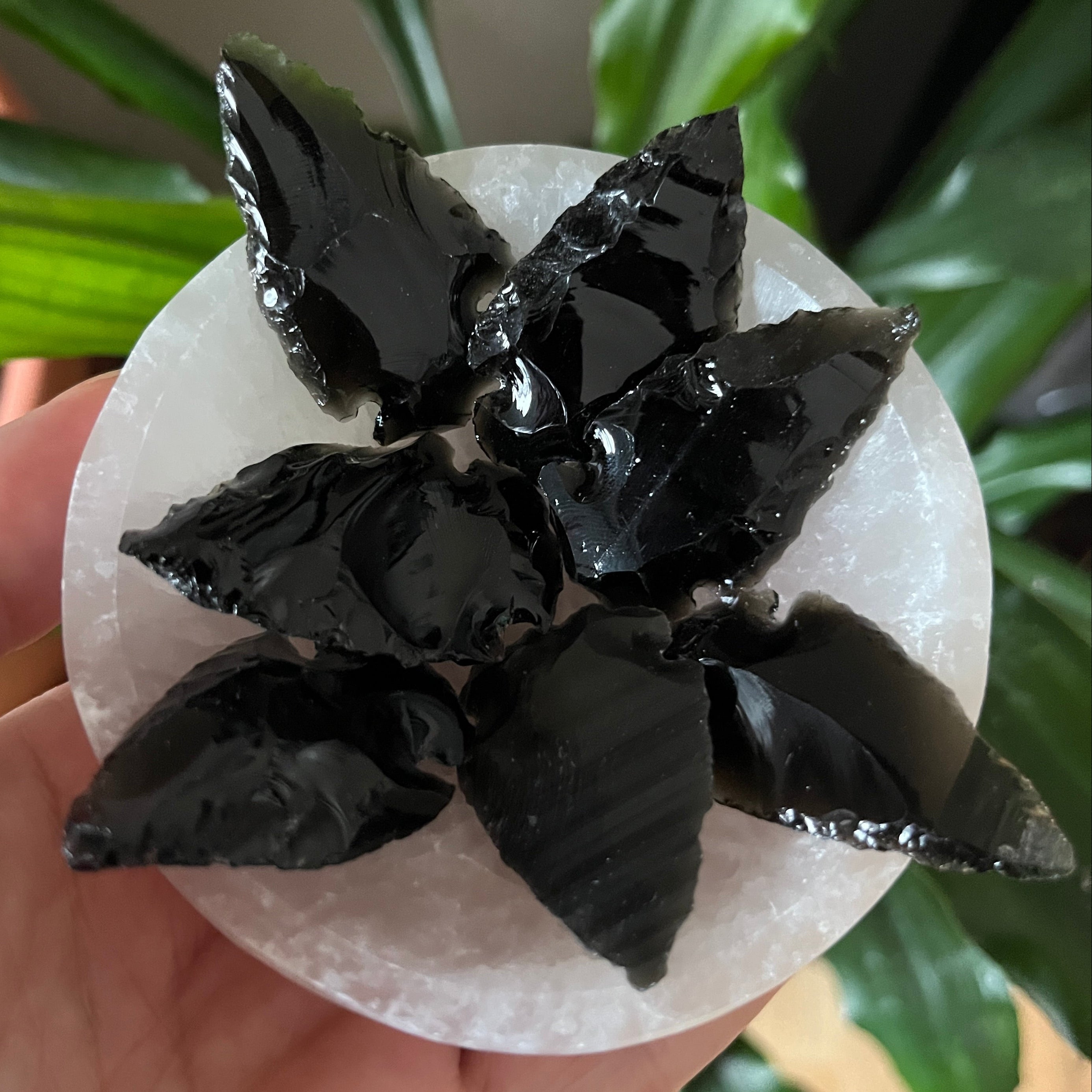 Black Obsidian Arrowhead - Protection & Awareness