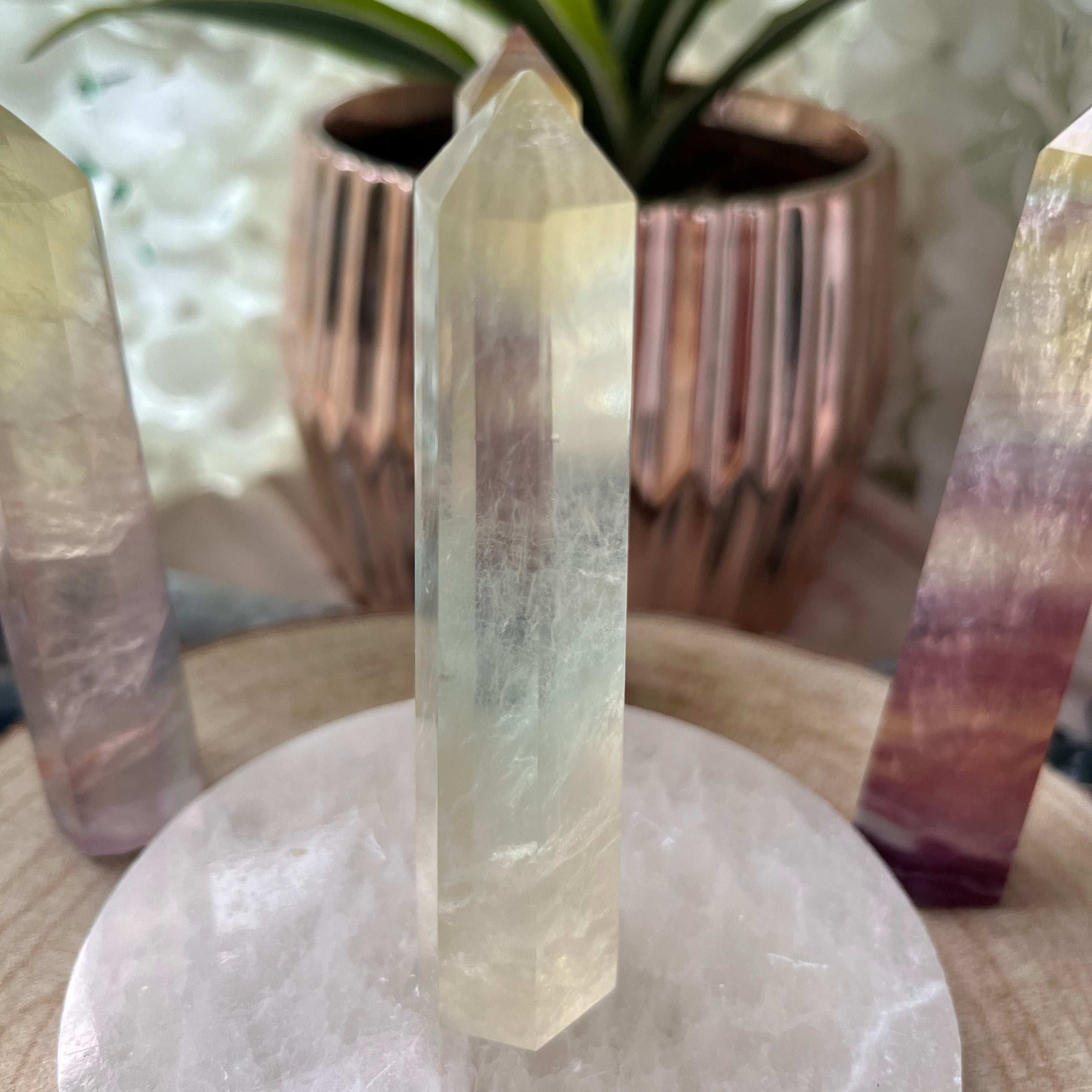 Candy Fluorite Point 2- 9.8cm Crystals