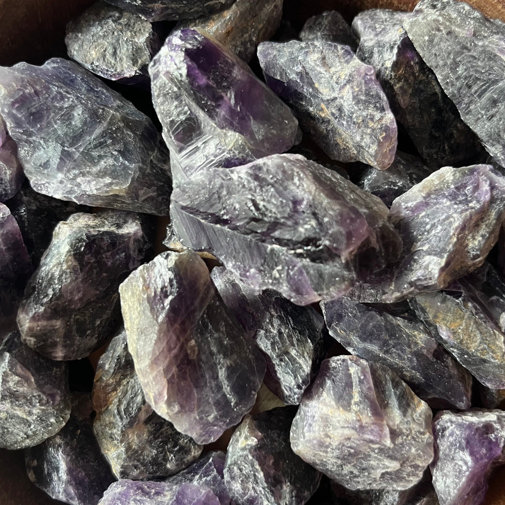 Rough Dark Amethyst Chunk - Spirituality & Transmutation