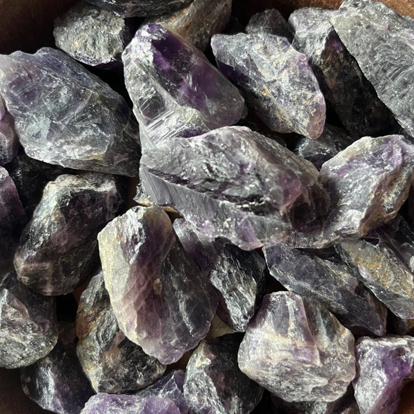 Rough Dark Amethyst Chunk - Spirituality & Transmutation