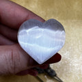 Selenite Heart - Cleansing & Purification 1- (Mini) 3.5cm x 3cm Crystals