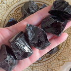 Rough Black Obsidian Chunk - Protection & Awareness Approx. 3cm-4cm Crystals