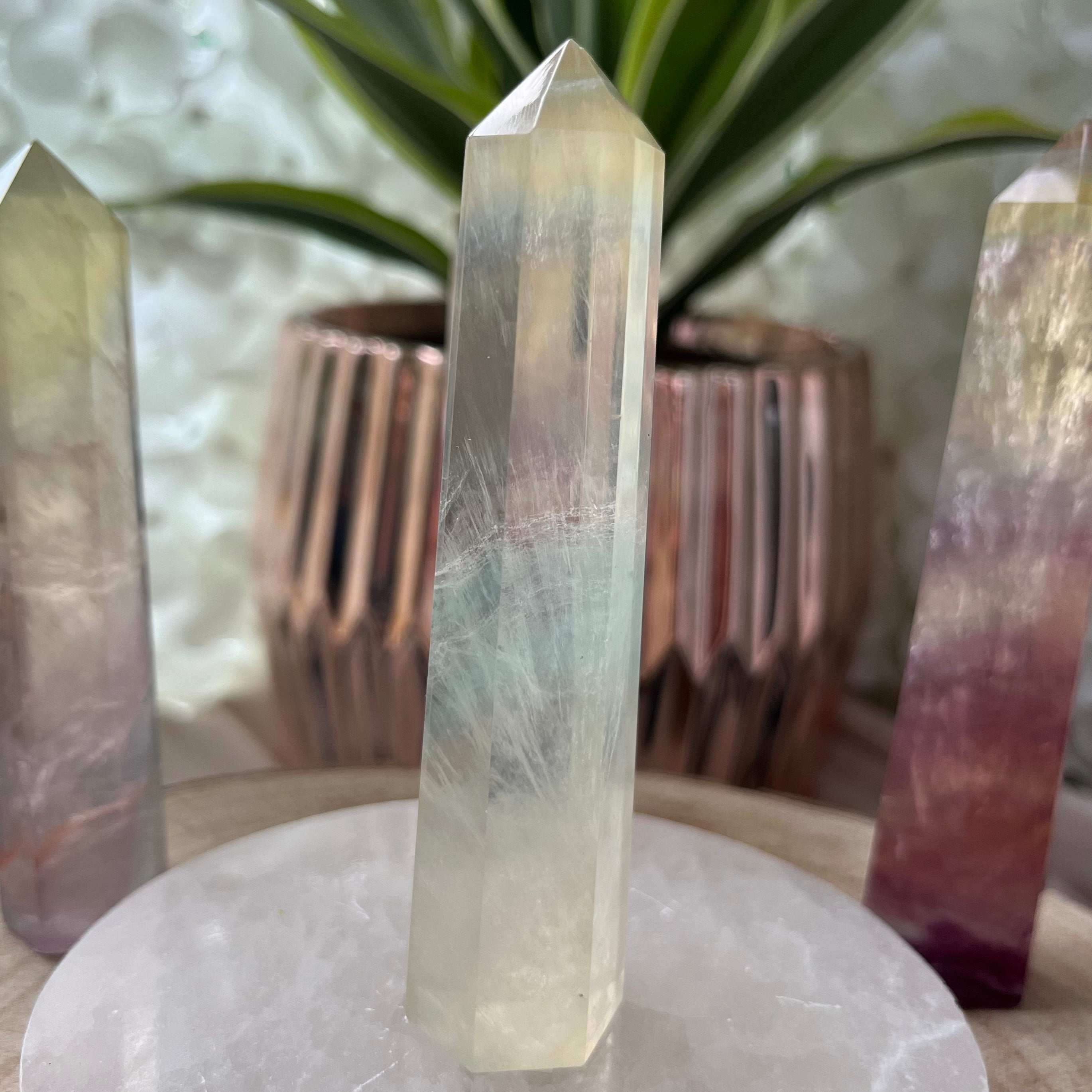Candy Fluorite Point Crystals
