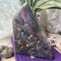 Labradorite Freeform (Purple Flash) - Magic & Clairvoyance 14cm x 11.7cm Crystals