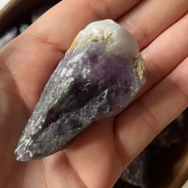 Rough Dark Amethyst Chunk - Spirituality & Transmutation