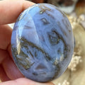 Moss Agate Palmstone 1- 5.5cm x 4.3cm Crystals