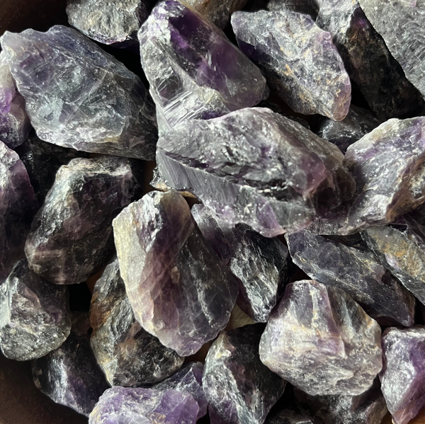 Rough Dark Amethyst Chunk - Spirituality & Transmutation